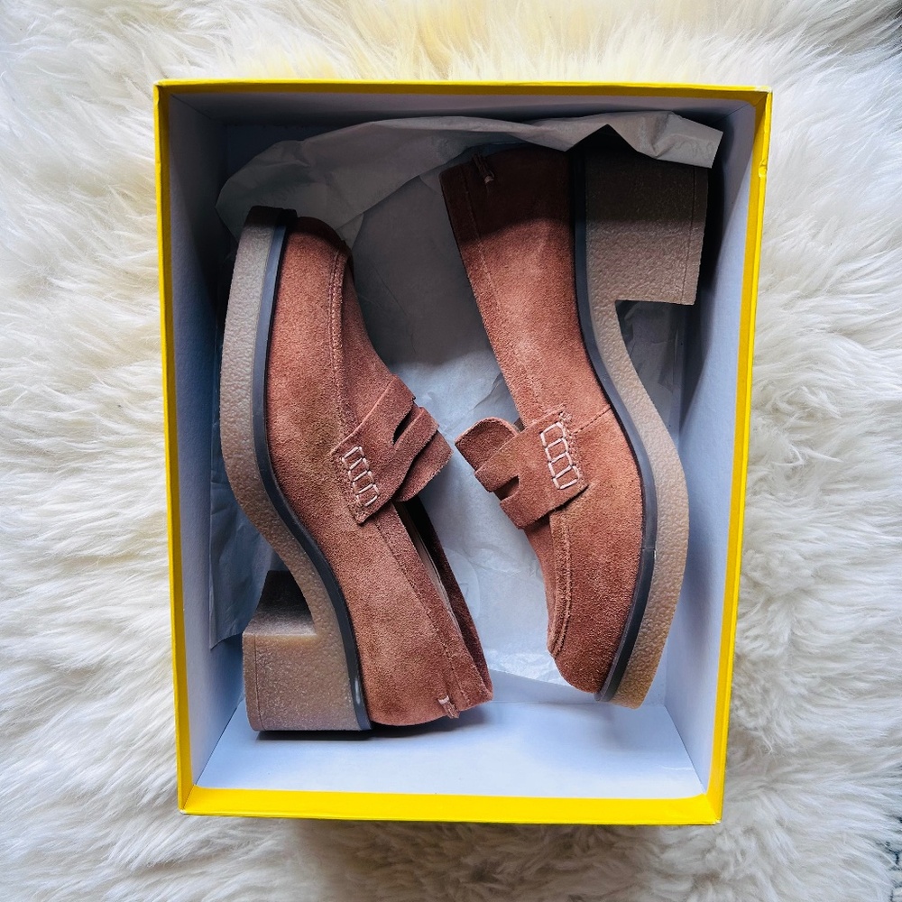 Boden Crepe Sole Heeled Loafers - Picture 7 of 7